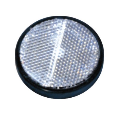 Round white screw reflector