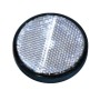 Round white screw reflector