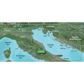The Garmin cartography product as the northern Adriatic