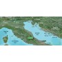 Le Garmin cartographie des produits comme le nord de l'Adriatique