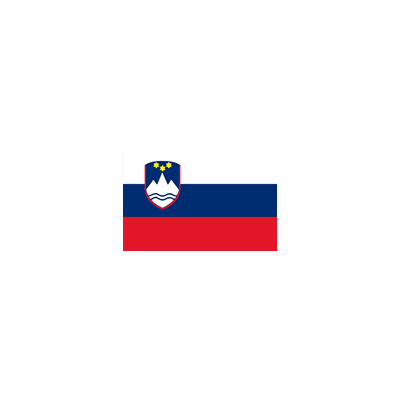 Flaggan i Slovenien 20x30cm