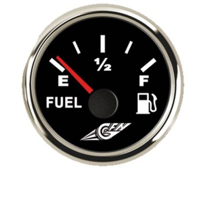 Indicatore livello carburante 10-180 Ohm nero-inox
