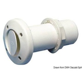 Drain 1" 1/2 check valve with hose connector