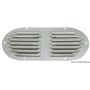 Oval ventilationsgrill i rostfritt stål 235x118mm