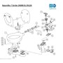 Seal, valve toilet pump Jabsco