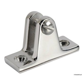 Inclined stainless steel awning support