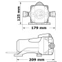 Autoclaaf Walvis watermaster uitgerust 11,5 l/min 12 V