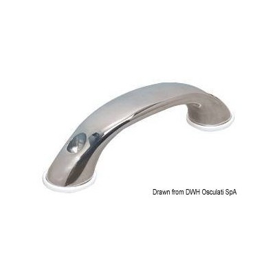 Stainless steel handle 170mm 2 screws