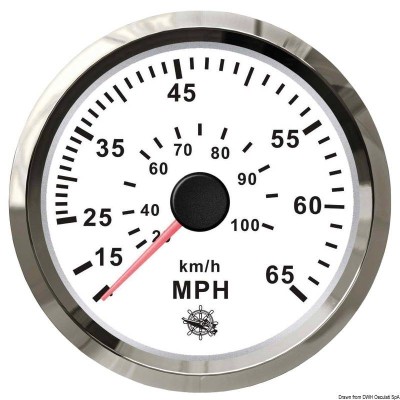 Indicator-snelheid mph 0-65