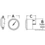 Tachometer 0-8000 RPM + hourmeter