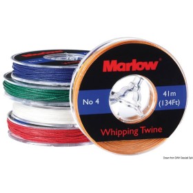 The waxed thread red Marlow 0.4 mm