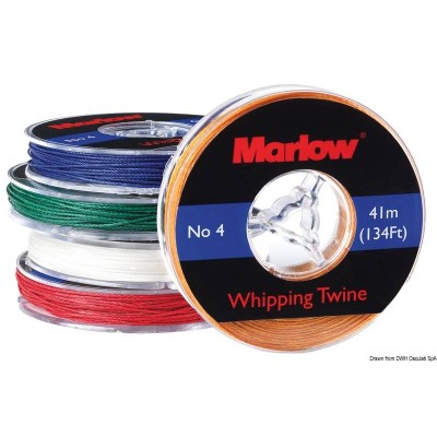 The waxed thread red Marlow 0.4 mm