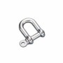 Shackle straight stainless steel 4mm
