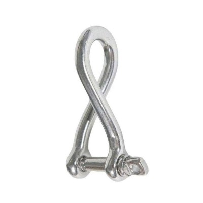 Shackle twisted stainless steel 4mm