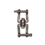 Swivel stainless steel shackle/shackle 6mm