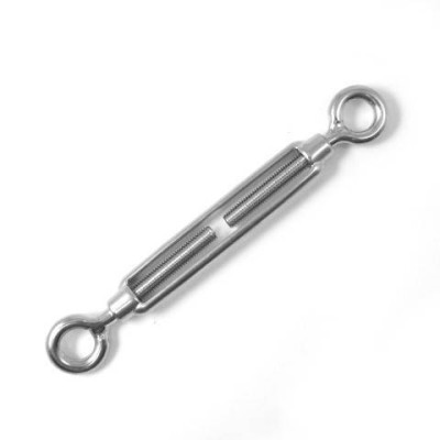 Turnbuckle stainless 2 eyes 4 mm
