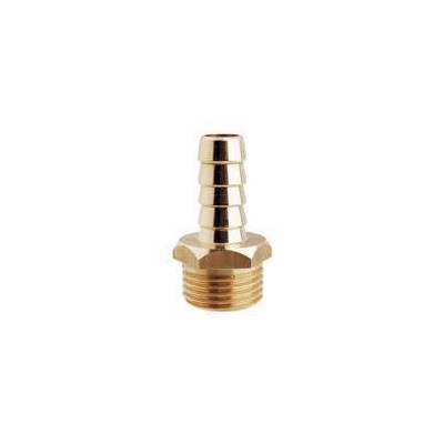 Hose connector brass 1/8" x 6