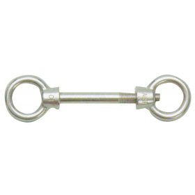 Double stainless steel eyebolt M8x60mm