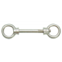 Double stainless steel eyebolt M8x60mm