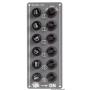 Electrical panel with 6 switches