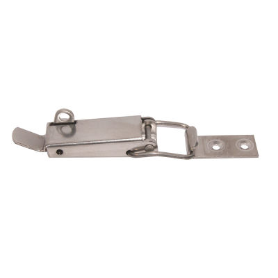 Lever lock with padlock holder
