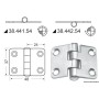 48 x 37 mm protruding knot hinge