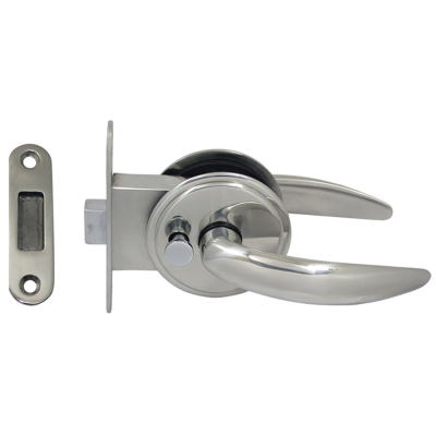 Stainless steel built-in lock with handle