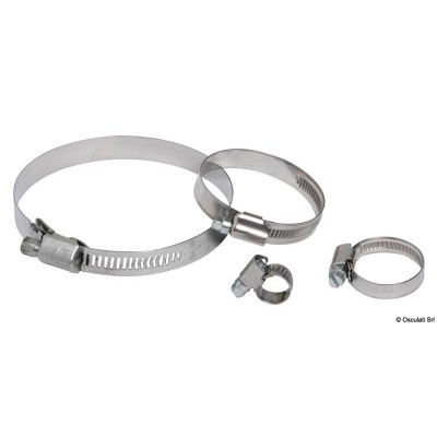 Stainless steel clamp 12 x 60-80 mm