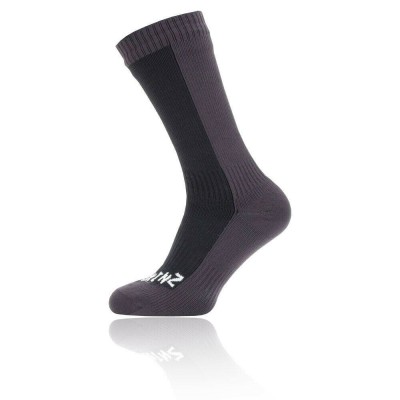 Waterproof Cold Weather Calf Socks Black / gray