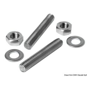 10 x 80 mm stainless steel studs kit
