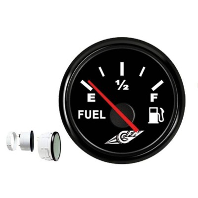 Fuel gauge 10-180 Ohm black-black