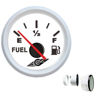 Fuel gauge 10-180 Ohm white-white