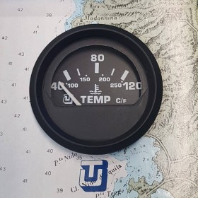 Water temperature gauge 40/120 black-black