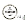 52 mm white-stainless steel hour counter