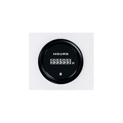 Black-black digital hour meter