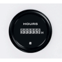 Svart-svart digital timräknare