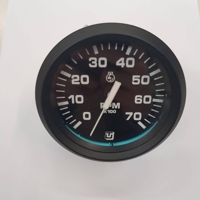 0-70 rpm bensinvarvräknare svart-svart