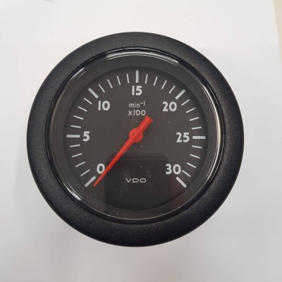 VDO tahometer 0-30 rpm črn