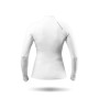 Eco spandex long sleeve top woman white