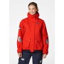 Ženska jakna za obalno jadranje Pier 3.0 rdeča