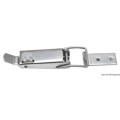 Stainless steel lever closure with 102mm padlock