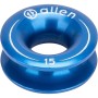Aluminum ring 15mm hole 6mm blue