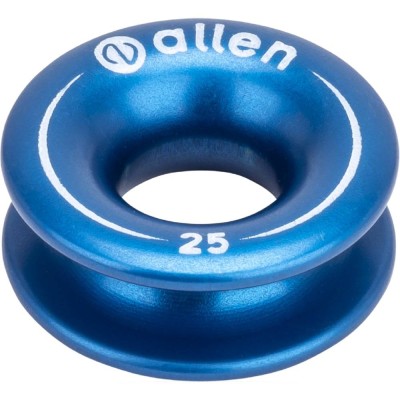 Aluminum ring 25mm hole 10mm blue