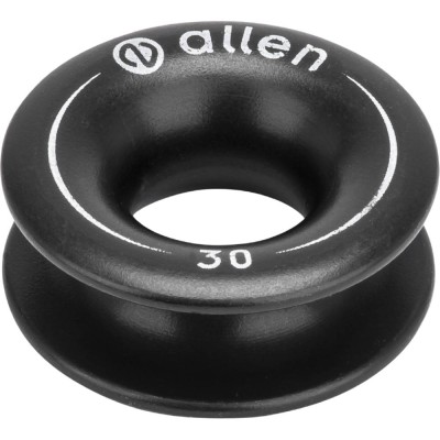 Aluminum ring 30mm hole 12mm black