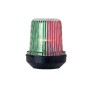 Luce tricolore 360° copertura nera CLASSIC 12