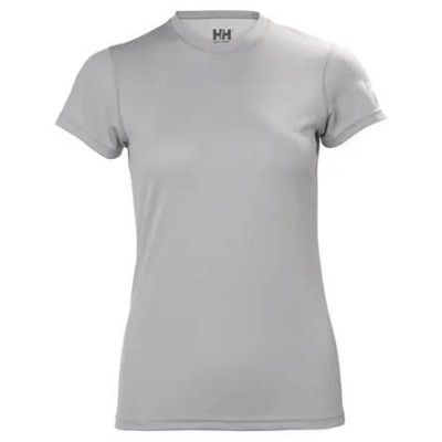 Dames HH tech t-shirt lichtgrijs