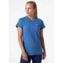 Dames-T-shirt HH Lifa® active solen azuriet