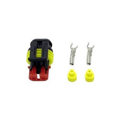 Superseal 2-pole male connector kit