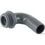 90° male plastic hose connector 3/8" x 12 mm