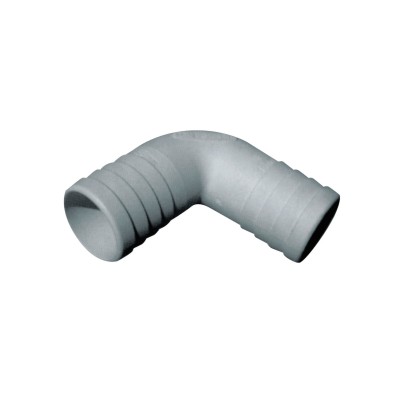 Double 90° plastic fitting 1"1/2